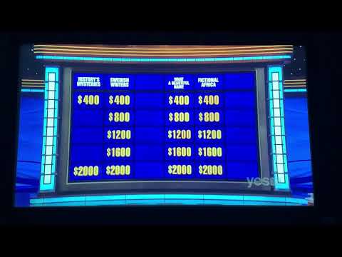 Double Jeopardy, Jonathan Fisher Day 6 - 2nd Daily Double (10/18/21)