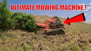 New Land, New Moves! | RC Mower on Steep Slopes + Mr.DiGG Carved in Field!