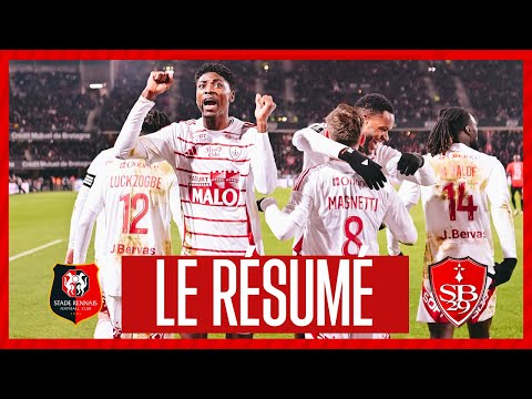Rennes 1-2 Brest : le résumé et les buts