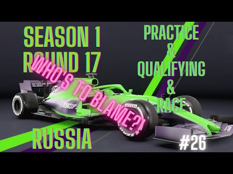 F1 2020 My Team #26 | Season 1 | Round 17 | Russia Sochi Autodrom Full Race Weekend