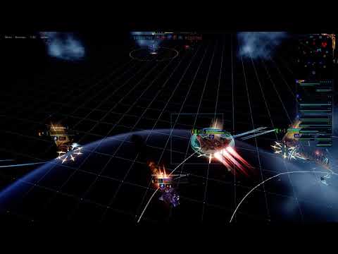 Battlefleet Gothic Armada 2 Multiplayer: TAU Protector fleet vs Orcs