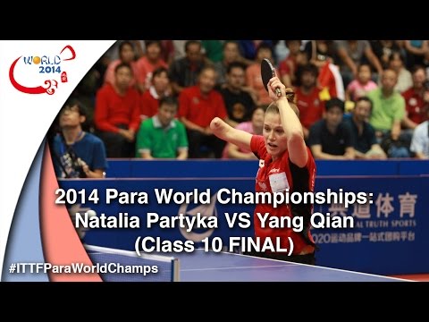Para World Championships Full Match Partyka VS Yang  (Class 10 Finals)