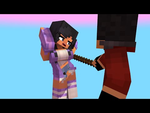 ZERO TWO DODGING FIRST MEET APHMAU AARON - MINECRAFT ANIMATION #shorts