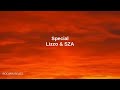 Lizzo & SZA - Special (Clean - Lyrics)