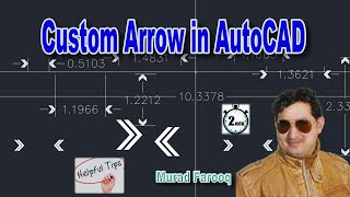 How to make a custom Arrowhead in AutoCAD Custom Arrow Block |Arrow| Autodesk.