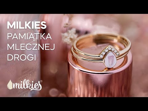 Pamiątka mlecznej drogi 🤍🌸 Pierścionek Together w oprawie z litego złota