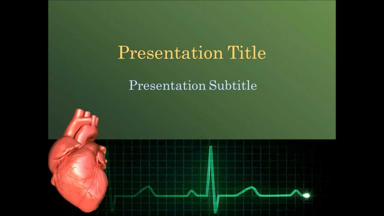 Animated Cardiology PowerPoint Template