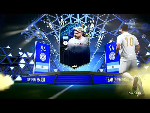OPENING TWO 85 X 10 PLAYER PACKS FIFA 22