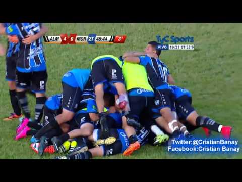 Almagro 4 Deportivo Moron 0 (Mundo Ascenso) Final Ida Primera B Metro 2015