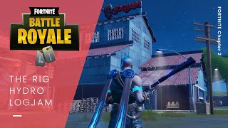 Fortnite: Land at The Rig, Hydro 16, and Logjam Woodworks