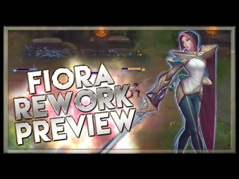 Fiora Rework Gameplay Ability Preview Champion Spotlight - League of Legends