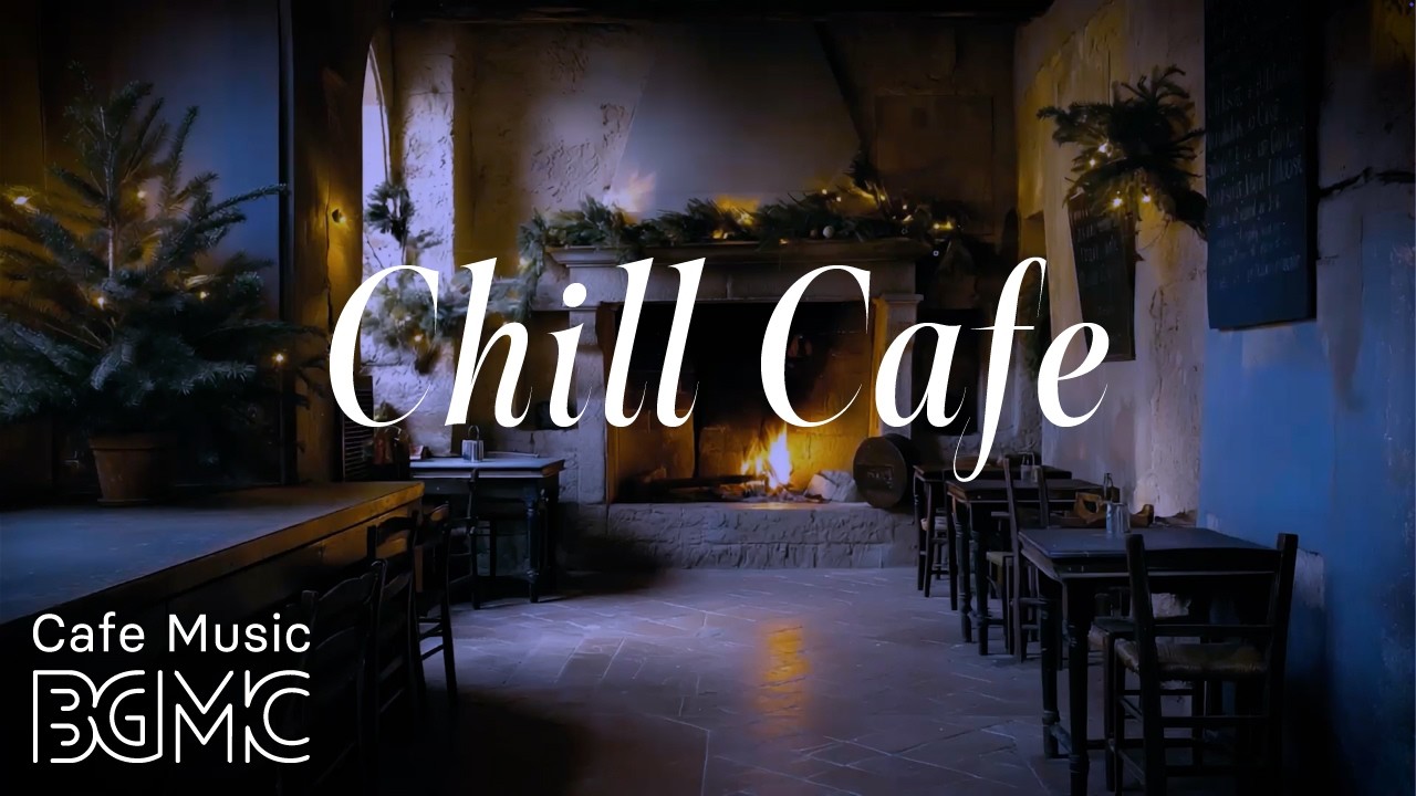 4K Cozy Winter Cafe ☕ Slow Bossa Nova | Warm Coffee Shop Ambience for Work, Study, Sleep