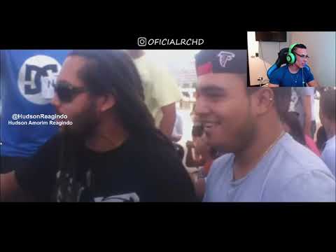 HUDSON AMORIM REAGINDO OS VACILOS NA RIMA MAIS ENGRAÇADOS!