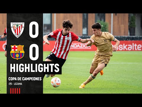 ⚽ Resumen I Athletic Club 0-0 FC Barcelona I Laburpena I 1/4 Ida Copa de Campeones Juvenil