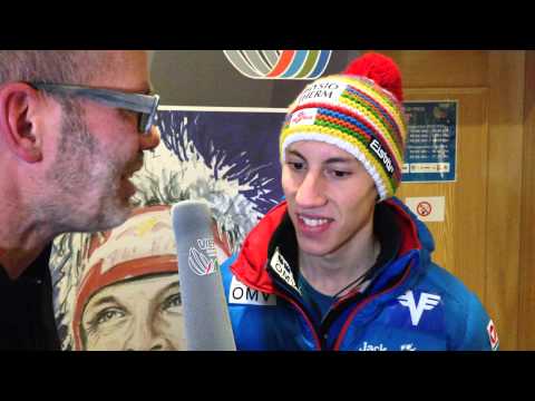 Tourneeleader Thomas Diethart nach dem Sieg in Garmisch-Partenkirchen