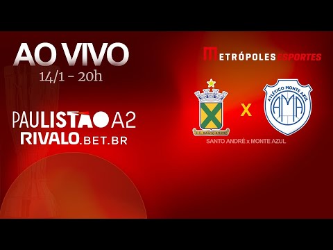 PAULISTÃO SÉRIE A2 2026 - SANTO ANDRÉ x MONTE AZUL - AO VIVO E COM IMAGENS - 14.01.26