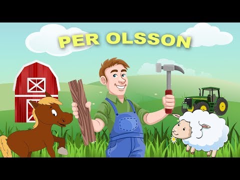 Per Olsson Hade En Bonnagård - Barnsånger på Svenska - Barnvisor