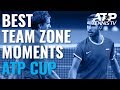 On-Court Coaching & Epic Celebrations: Best Team Zone Moments at the 2020 ATP Cup