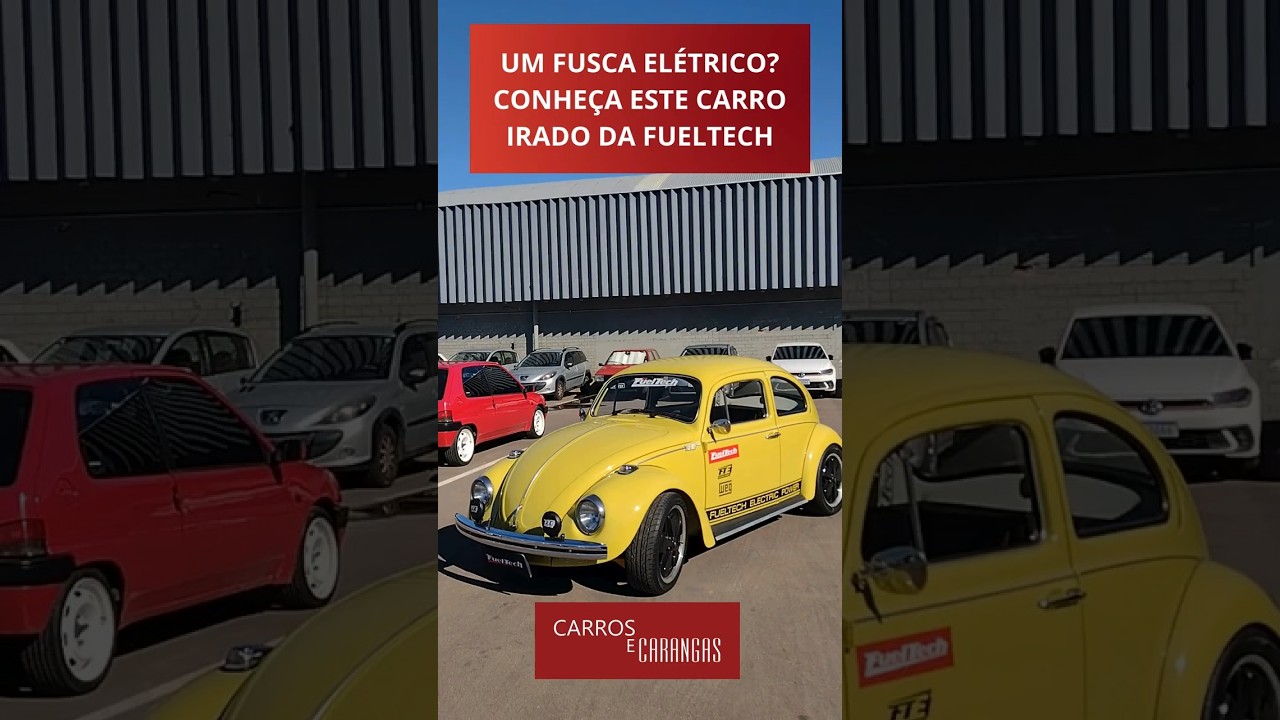#shorts  Uma volta no Fusca elétrico da FuelTech