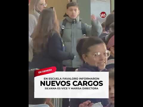 GENERAL DEHEZA: NUEVOS CARGOS INFORMARON ESTA MAÑANA EN LA ESCUELA FAVALORO.