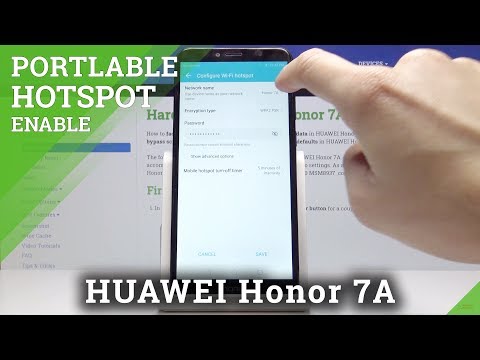 How to Activate Portable Hotspot in Huawei Honor 7A – Network Sharing