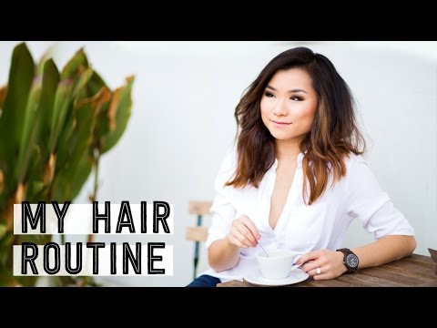 My Current Hair Routine | How to Style a LOB | Miss Louie Video