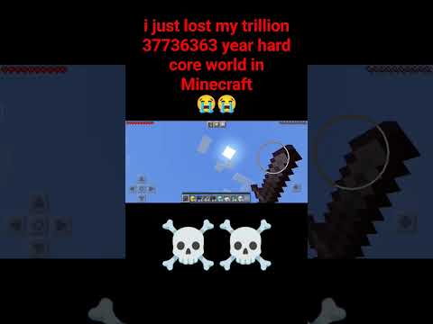 UNBELIEVABLE! I LOST my TRILLION-YEAR Minecraft World 😱 #shorts