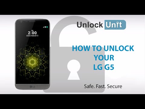 HOW TO UNLOCK LG G5