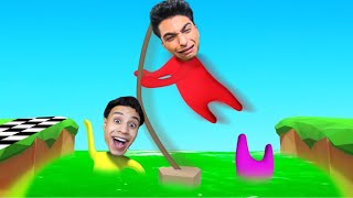 العوده الي لعبه هيومن فل فلات والهروب من المختبر مع ام كامل وحل اصعب الألغاز???? | Human Fall Flat