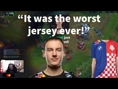 Perkz Flames G2's Croatia Jersey On Mikyx's Stream!!