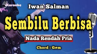 Download lagu SEMBILU BERBISA - IWAN SALMAN [ KARAOKE MELAYU ] NADA RENDAH PRIA mp3