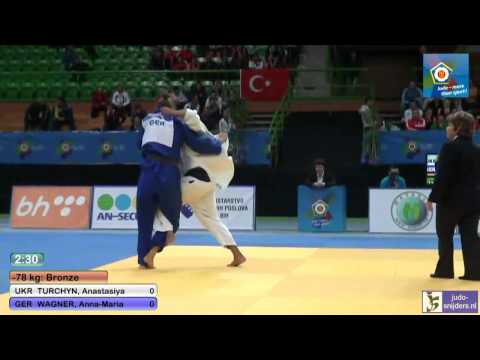 Judo 2013 European Championships Juniors: Turchyn (UKR) - Wagner (GER) [-78kg] bronze