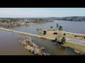 Point A Lake Recreational Area Drone Shots Andalusia Alabama