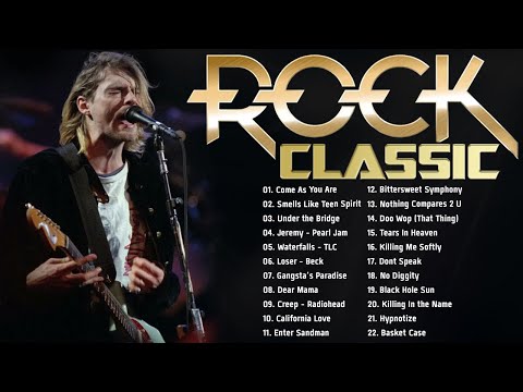 Nirvana, Red Hot Chili Pepers, Pearl Jam - Greatest Classic Rock Music Of 90s Playlist
