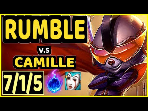 MYLON (RUMBLE) vs CAMILLE - 7/1/5 KDA TOP GAMEPLAY - BR Ranked DIAMOND