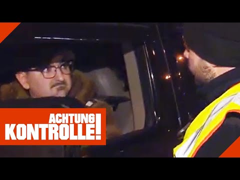 Nighttime breathalyzer test: Does the driver refuse the test? | Attention: Control | Kabel Eins