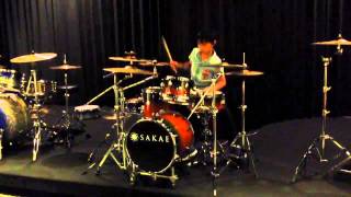 Rayner Drumming with Sakae Drum PAC D : Big B Little B