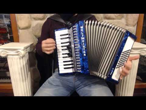 WELTPER2648BL - Blue Weltmeister Perle Piano Accordion MM 26 48 $1799