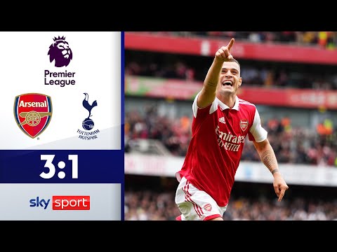 Arsenal bleibt Tabellenführer | FC Arsenal - Tottenham Hotspur 3:1 | HL - Premier League 22/23