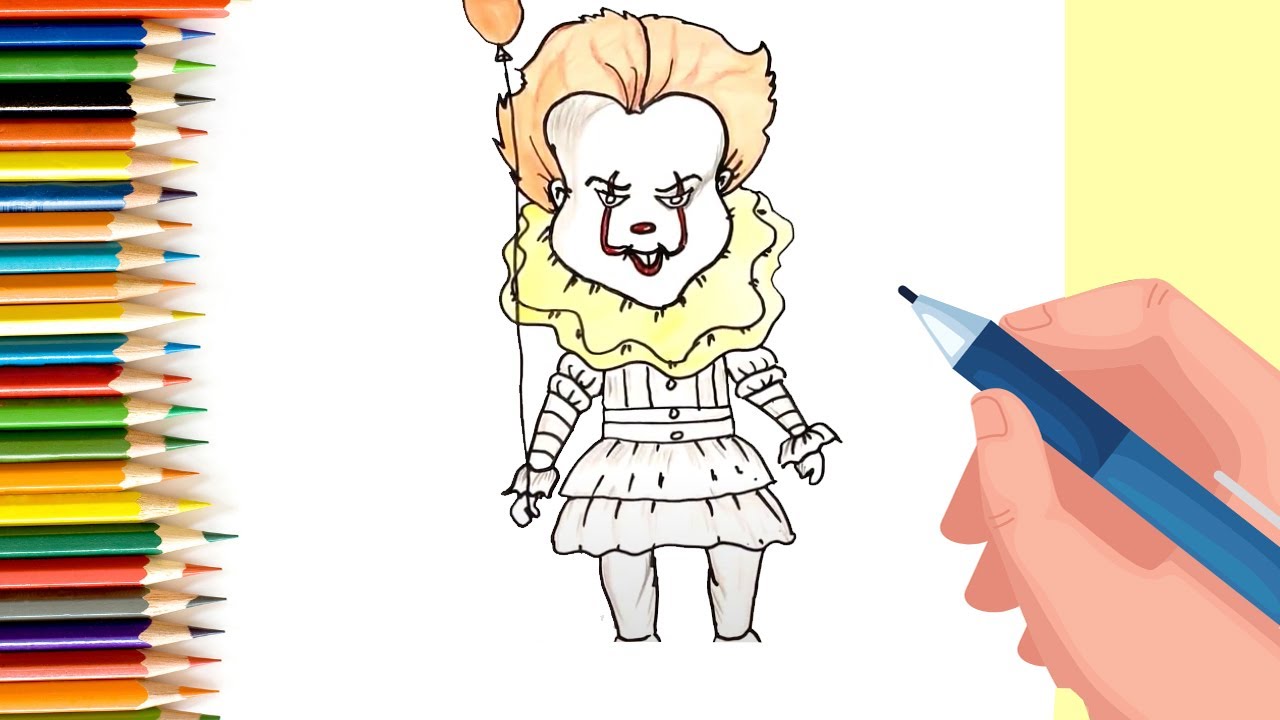 Scary Pennywise : Learn to draw easy drawings with Parikshet