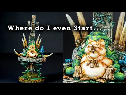 Where do I Even START?? | Painting a Seraphon Slann Starmaster