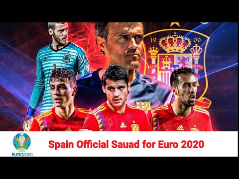 Spain Squad 2021 for UEFA Euro 2020 (2021) ||Official Squad||