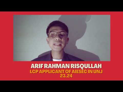 Applicant Video for LCP Application AIESEC in UNJ 23.24