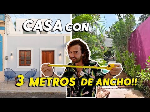 La FAMOSA casa de 3 METROS de ANCHO, como NUNCA la habías visto