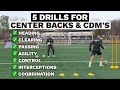 5 Drills For Center Defenders And CDM's: Soccer training for defenders and midfielders
