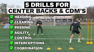 5 Drills For Center Defenders And CDM