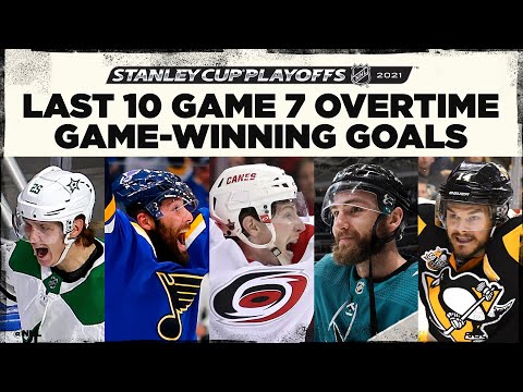 Last 10 Game 7 Overtime Winners