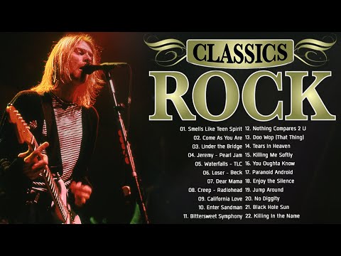 Nirvana, Red Hot Chili Peppers, Pearl Jam - Greatest Classic Rock Songs Of 90s Collection