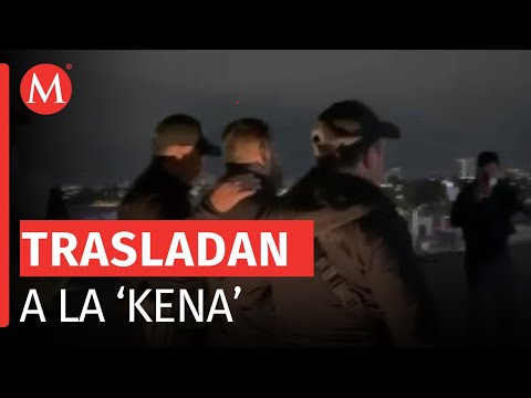 José Alberto 'La Kena' was transported in a nighttime helicopter operation.