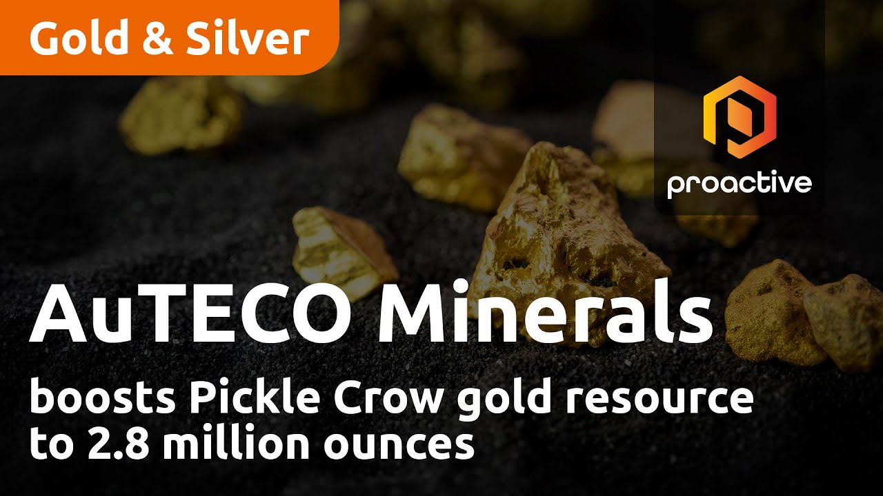 AuTECO Minerals boosts Pickle Crow gold resource to 2.8 million ounces.